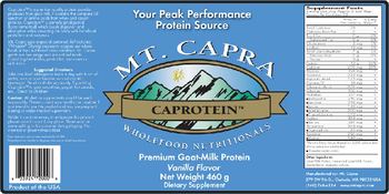Mt. Capra Caprotein - supplement