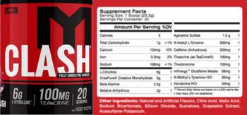 MTS Nutrition Clash Fully Loaded Pre-Workout - supplement