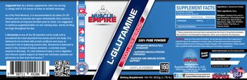 Muscle Empire L-Glutamine 5000 mg Unflavored - supplement