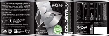 Muscle Feast Colostrum Unflavored - supplement