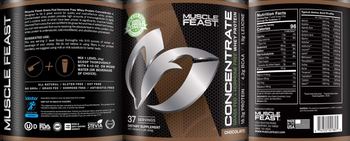 Muscle Feast Concentrate Whey Protein Chocolate - supplement