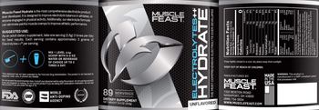 Muscle Feast Electrolytes++ Hydrate Unflavored - supplement