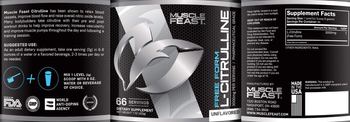 Muscle Feast Free Form L-Citrulline Unflavored - supplement
