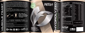 Muscle Feast Hydrolyzed Whey Protein Vanilla - supplement