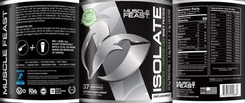Muscle Feast Isolate Whey Protein Unflavored - supplement