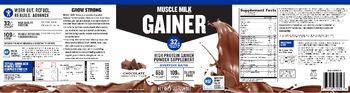 Muscle Milk Gainer Chocolate - high protein gainer powder supplement