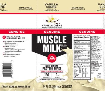 Muscle Milk Muscle Milk Genuine Vanilla Creme - supplement