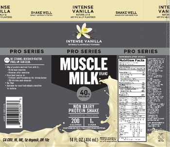 Muscle Milk Muscle Milk Pro Series Intense Vanilla - supplement