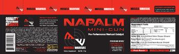 Muscle Warfare Napalm Mini-Gun Fruit Punch - supplement