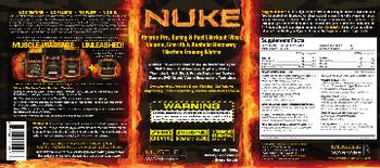 Muscle Warfare Nuke Fruit Punch Splash - supplement