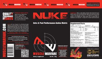 Muscle Warfare Nuke Fruit Punch - supplement