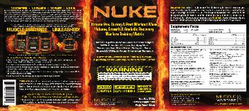 Muscle Warfare Nuke Grape Splash - supplement