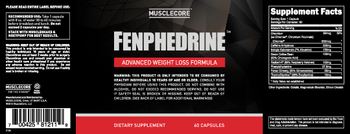 Musclecore Fenphedrine - supplement