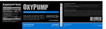 Musclecore OxyPump Blue raspberry - supplement