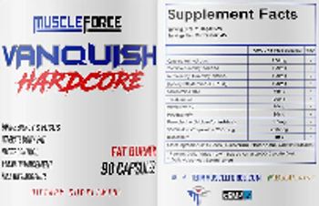MuscleForce Vanquish Hardcore - supplement
