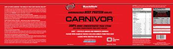 MuscleMeds Carnivor Blue Raspberry - supplement