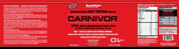 MuscleMeds Carnivor Chocolate - supplement