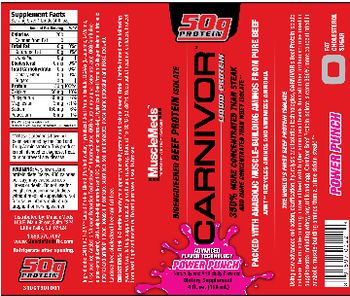 MuscleMeds Carnivor Liquid Protein Power Punch - supplement