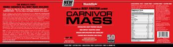 MuscleMeds Carnivor Mass Chocolate Macaroon - supplement
