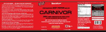 MuscleMeds Carnivor Peanut Butter - supplement