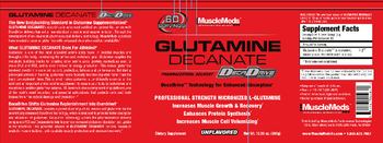 MuscleMeds Glutamine Decanate Unflavored - 