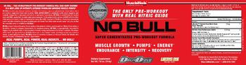 MuscleMeds No Bull Lemon Ice - supplement
