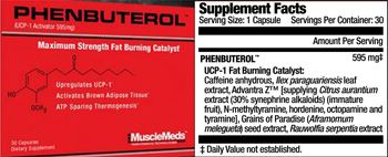 MuscleMeds Phenbuterol - supplement