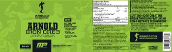 MusclePharm Arnold Iron Cre3 Blue Razz - supplement