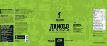 MusclePharm Arnold Iron Mass Vanilla Malt - supplement