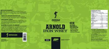 MusclePharm Arnold Iron Whey Vanilla - supplement