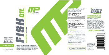 MusclePharm Fish Oil - these statements have not been evaluated by the food and drug administration this product is not int