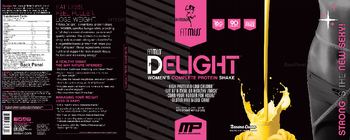 MusclePharm FitMiss Delight Banana Cream - these statements have not been evaluated by the food and drug administration this product is not int