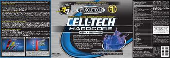 MuscleTech Cell-Tech Hardcore Pro Series Blue Raspberry - supplement