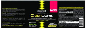 MuscleTech Concentrated Series Creacore Lemon Lime - supplement