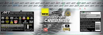MuscleTech Essential Series Platinum 100% Creatine - supplement