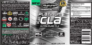 MuscleTech Essential Series Platinum Pure CLA - supplement