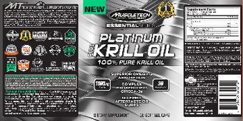 MuscleTech Essential Series Platinum Pure Krill Oil - supplement