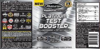 MuscleTech Essential Series Platinum Test Booster - supplement