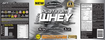 MuscleTech Essential Series Platium 100% Whey Chocolate Peanut Butter Cup - supplement