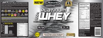 MuscleTech Essential Series Platium 100% Whey Cookies And Cream - supplement