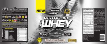 MuscleTech Essential Series Platium 100% Whey Cookies And Cream - supplement