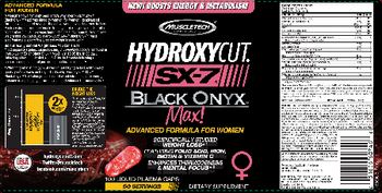 MuscleTech Hydroxycut SX-7 Black Onyx Max! - supplement