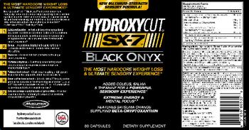 MuscleTech Hydroxycut SX-7 Black Onyx - supplement