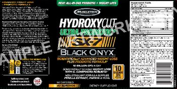 MuscleTech Hydroxycut Ultra Probiotic+ SX-7 Black Onyx - supplement