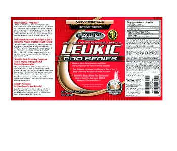 MuscleTech Leukic Pro Series - supplement