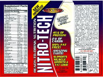 MuscleTech Nitro-Tech Delicious Vanilla Swirl - supplement