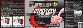 MuscleTech Nitro-Tech Hardcore Pro Series Strawberry Banana - supplement