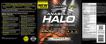 MuscleTech Performance Series Anabolic Halo Vanilla - supplement