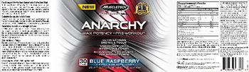 MuscleTech Performance Series Anarchy Blue Raspberry - supplement