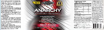 MuscleTech Performance Series Anarchy Fruit Punch - supplement